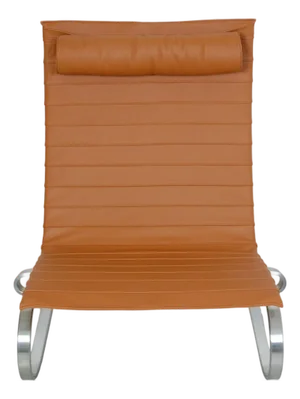 PK20 Chair in Cognac Leather by Poul Kjærholm, 2000s
