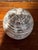 Early 20th Century 6" Mexican Hand Carved Wood Sphere Whitewashed Latin American Folk Art Orb For Sale - Image 4 of 5