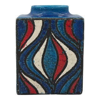 1960s Aldo Londi for Bitossi Italian Polychrome Onion-Pattern Vase For Sale