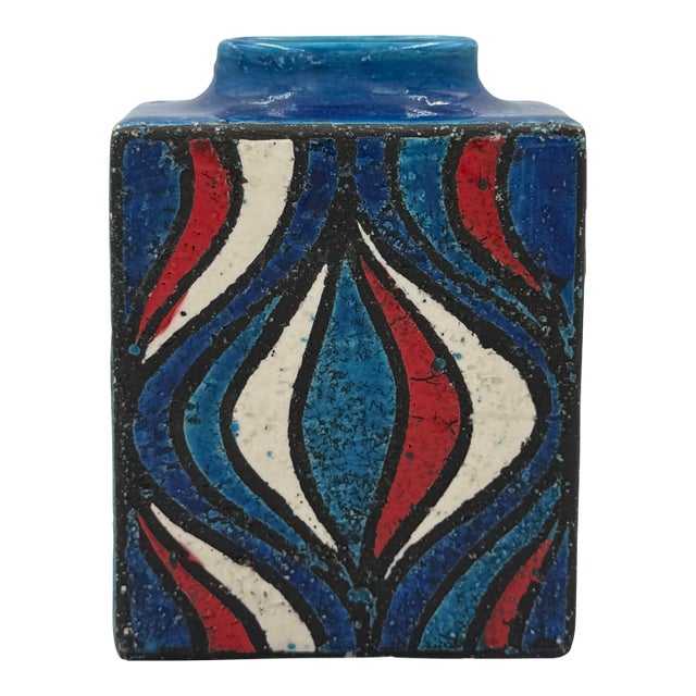 1960s Aldo Londi for Bitossi Italian Polychrome Onion-Pattern Vase For Sale