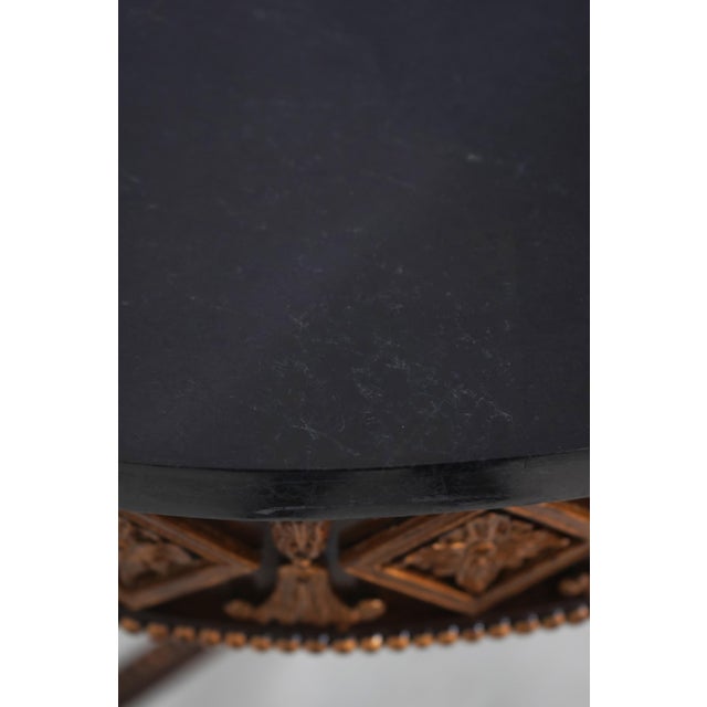 Maitland - Smith Maitland Smith 3430-824 Marble Top Mahogany Console Table For Sale - Image 4 of 17