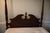 Traditional Queen Size Wooden Four Poster Canopy Pediment Rice Bedframe For Sale In Portland, OR - Image 6 of 6