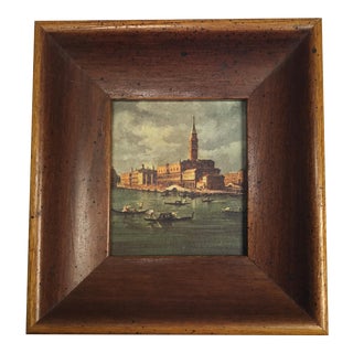 Vintage Mini Art Print of Venice For Sale