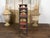 Wood Anglo-Indian 1930s Black Painted Tiered Shelf with Carved Scrolling Foliage For Sale - Image 7 of 11