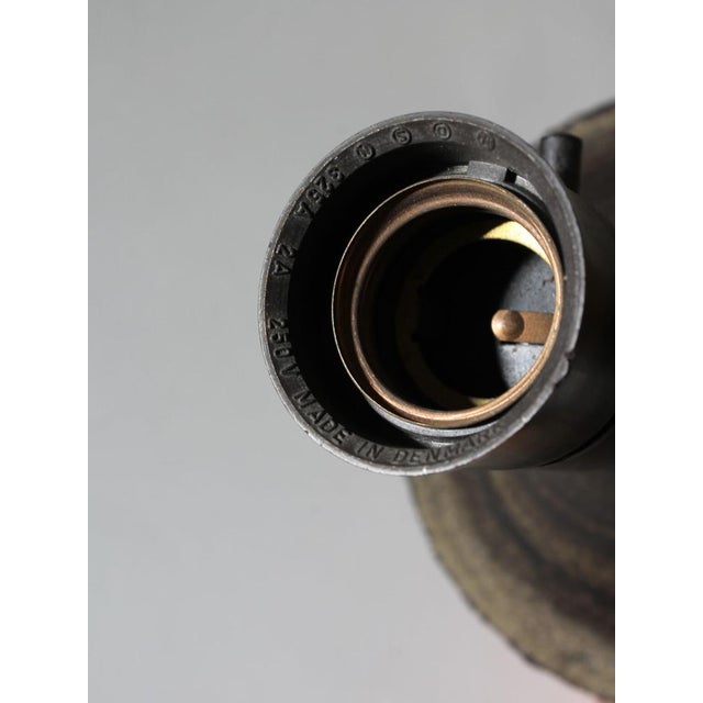 Textured Ceramic Table Lamp by Ole Bjørn Krüger, 1960s For Sale - Image 6 of 10