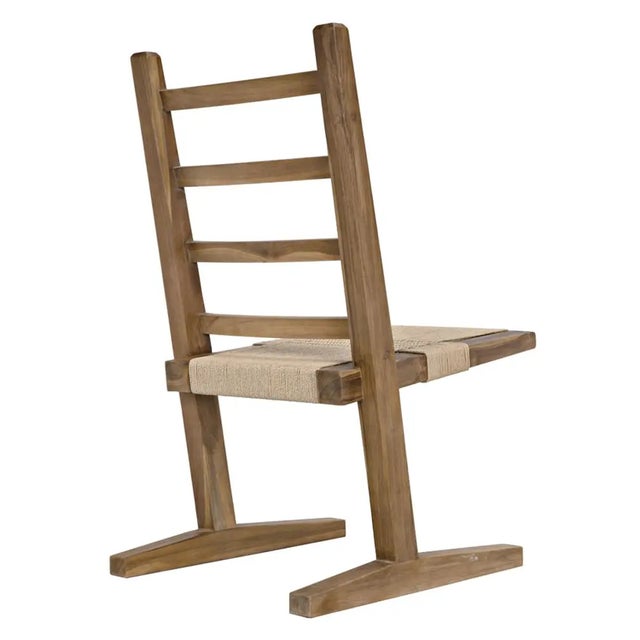 Noir NOIR Salam Chair, Teak For Sale - Image 4 of 7