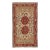 1930s Turkish Sivas Rug With Red, Taupe, Light Green and Cream Colors For Sale