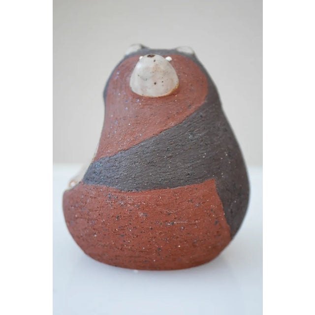Mid-Century Modern Bear Figurine in Ceramic by Thomas Hellström for Nittsjö, 1960s For Sale - Image 3 of 8