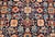 Vintage Persian Malayer Area Rug, Handwoven Allover Geometric Design, Navy & Red, 3’ X 4’ For Sale In Chicago - Image 6 of 11