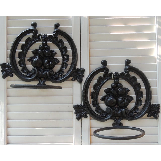 Vintage Wall Plant Holders Wall Towel Holder A Pair Chairish