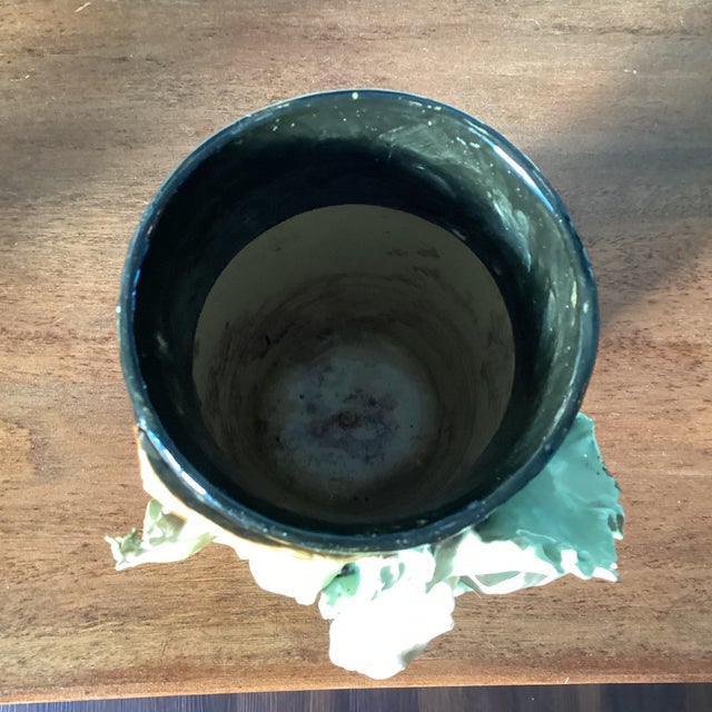 Late 19th Century French Barbotine Art Pottery Vase by Edouard Gilles For Sale In Atlanta - Image 6 of 9