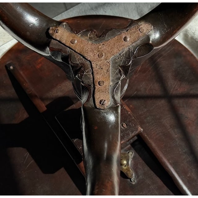 George II Mahogany Tilt-Top Tea Table, Circa 1750 For Sale In San Francisco - Image 6 of 6