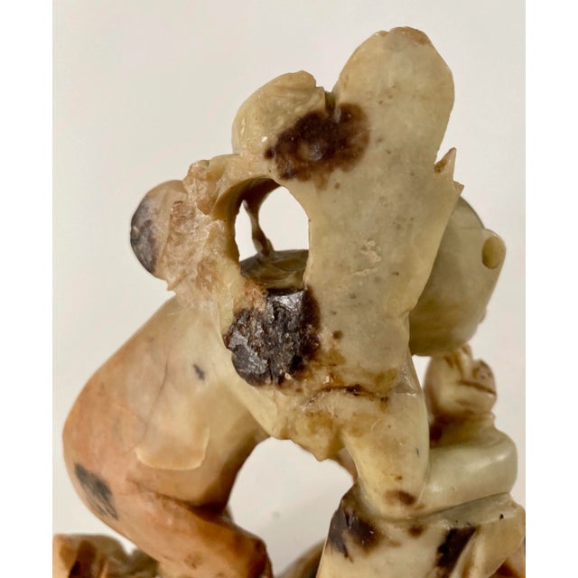 Traditional Asian Soapstone Monkey For Sale - Image 3 of 9