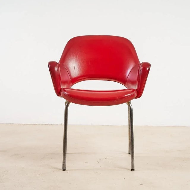Armchair Height: 80 Width: 61 Depth: 61 Setting height: 43. This piece is attributed to the mentioned designer/maker. It...