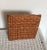1960s Vintage Boho Wicker Stationery or Mail Organizer For Sale - Image 4 of 6