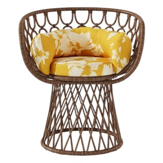 Miss Lo Chair in Stained Rattan by Popus Editions For Sale