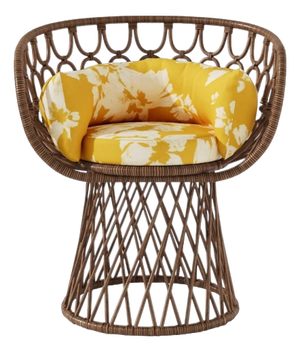 Miss Lo Chair in Stained Rattan by Popus Editions