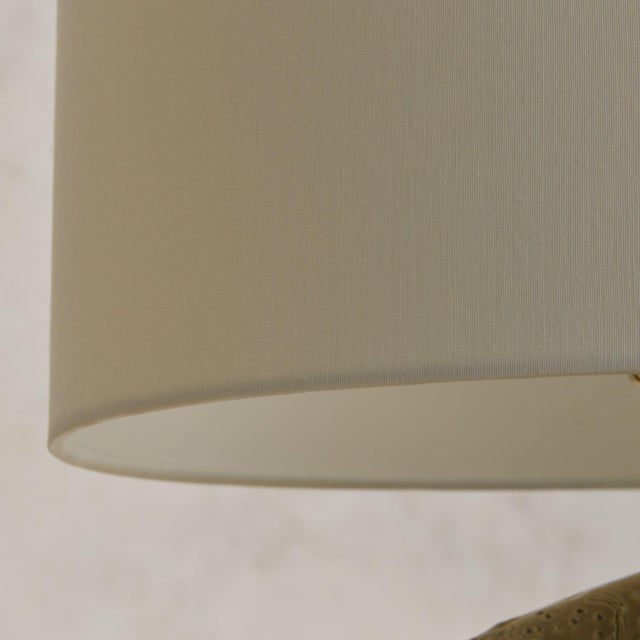 Ceramic 1970s French Textured Ceramic Table Lamp by D. Prioton For Sale - Image 7 of 8