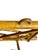 Vintage French Provincial Bamboo Coat Hat Rack With Two Hooks For Sale - Image 12 of 12
