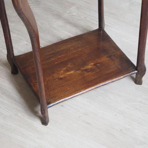 Antique Side Table with Curved Legs, 1890s For Sale - Image 6 of 10