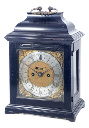 Antique Table Clock by Van Ceule Le Jeune, 1700
