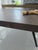 District Eight Artisanal Ping Pong Table, Smoked Oak With Cast Iron Base For Sale - Image 9 of 10