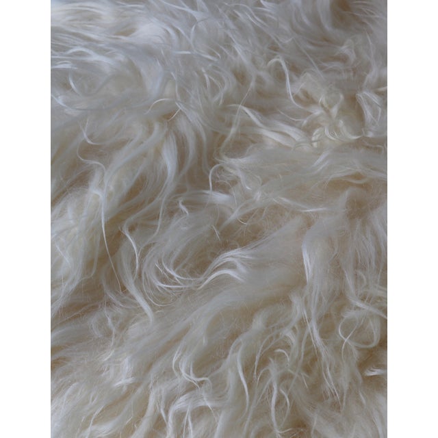 Set of Modern Scandinavian Stools in Oak and Sheepskin, Denmark, 1960s For Sale - Image 9 of 18