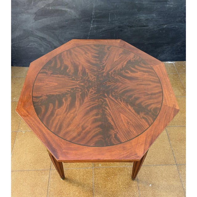French Louis XVI Style Marquetry Side Tables, 1940, Set of 2 For Sale - Image 9 of 14