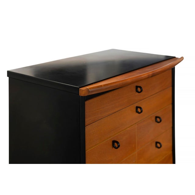 Mid-Century Modern Italian Umberto Asnago Commode by Giorgetti, 1980s For Sale - Image 6 of 9