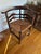 Early American Delaware Corner Chair with Woven Seat A sculptural gem of colonial design, this Delaware corner chair...