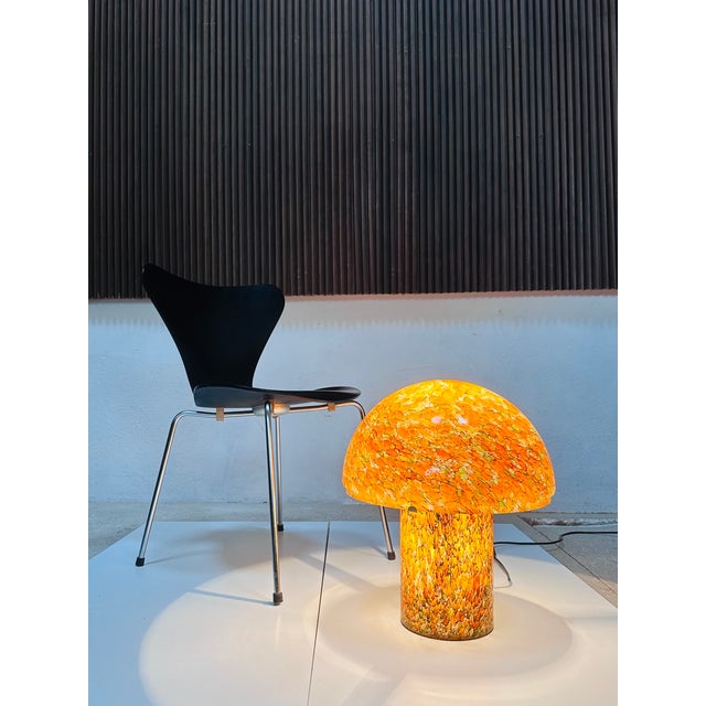 Mushroom Table Lamp in Marbled Glass from Peill & Putzler, Germany, 1970s For Sale - Image 11 of 18