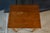 Antique Early American Sheraton Style Oak Farmhouse Side Work Table W/ Drawer For Sale - Image 6 of 15