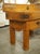 Wood Antique French Double Butcher Block Table With Iron Mounts, Circa 1920s For Sale - Image 7 of 18