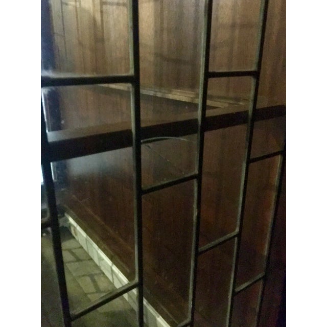 Heritage MidCentury Modern Brass & Lead Glass Chairish