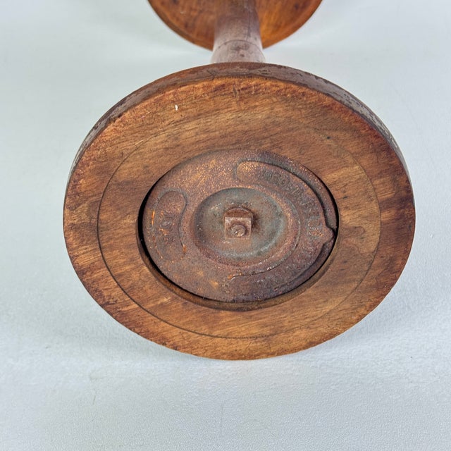 Vintage Leo D. Bernstein 1920s New York City Haberdashery Store Wood Display Stand, Art Deco For Sale - Image 10 of 11