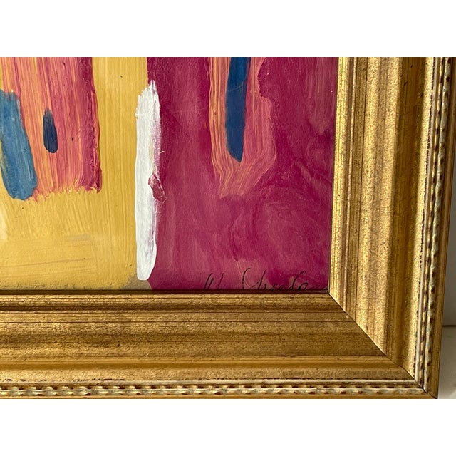 Contemporary Abstract Mini Mixed Media Mariana Shulga - Set of 4 For Sale - Image 4 of 11