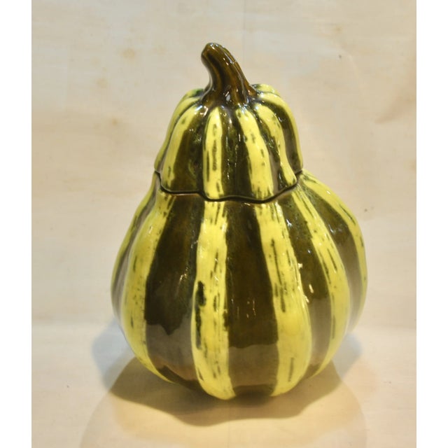 Porcelain Pumpkin Box, 1970s For Sale - Image 6 of 6
