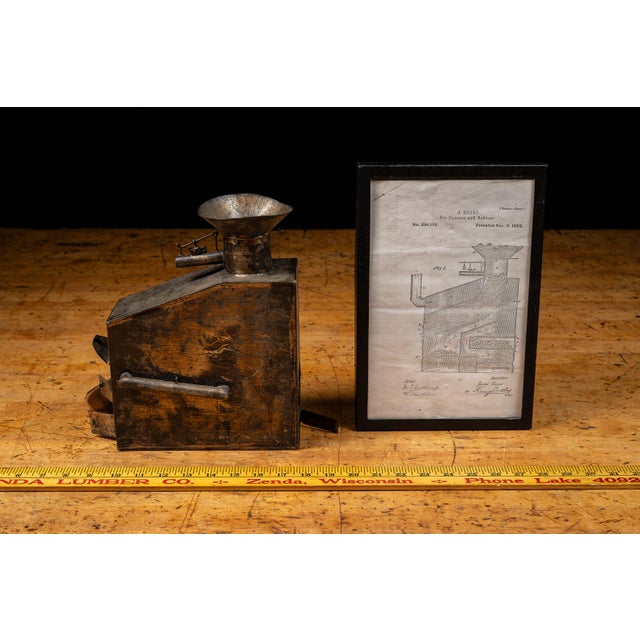 C. 1880 Ore Furnace Patent Model With Patent Documents by James Bujac For Sale - Image 17 of 17