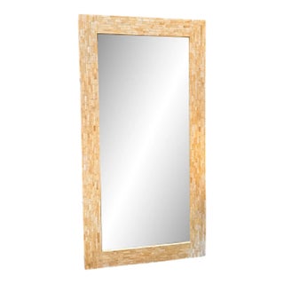 Vintage Italian Oversize Wall Mirror 1980s For Sale