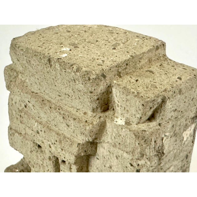 Tan Antique Aztec Rain and Water God Tlaloc Sculpture For Sale - Image 8 of 12