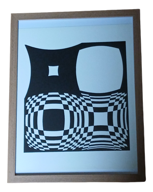Victor Vasarely, Optical Art Composition, 1969, Print