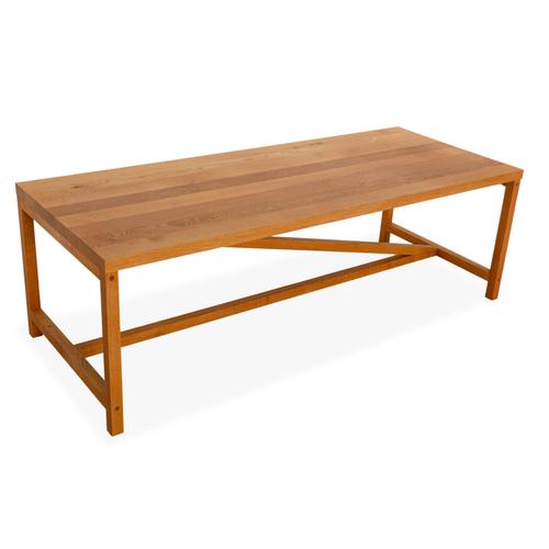 E15 TA21 Square Wooden Dining Table in Oak For Sale - Image 9 of 9