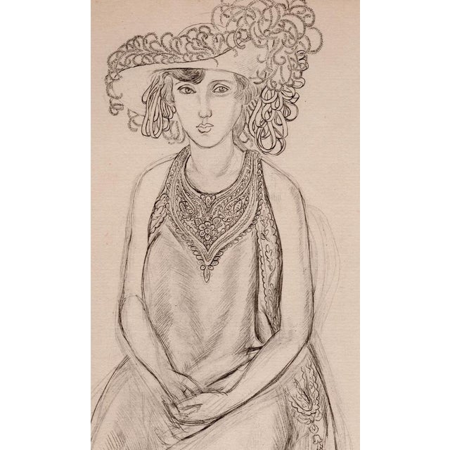 1920s Matisse, Sitting Girl, 1920, Lithograph For Sale - Image 5 of 11