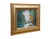 Realism Late 20th Century Garden Terrace Marble Lion Head Fountain Oil Painting on Board 10" For Sale - Image 3 of 9