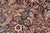 1990s Shabby Chic 1990's Pak-Persian Brown/Green Wool Round Rug- 7'11'' X 8'0'' For Sale - Image 5 of 9