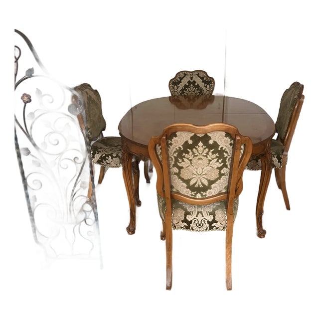 Vintage Dining Set - Includes 4 Chairs For Sale