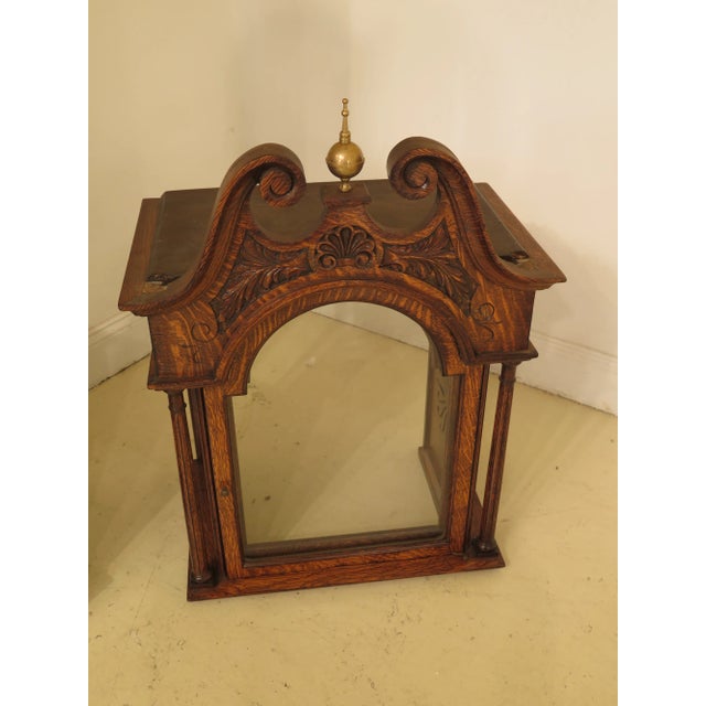 J.C. Jennens & Sons London England Oak Grandfather Clock For Sale - Image 10 of 13