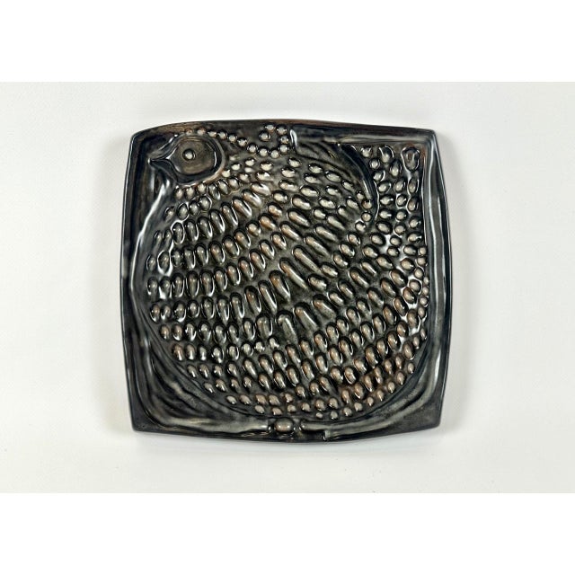 Ceramic Wall Plaque with Bird from Gabriel, Sweden, 1960s For Sale - Image 9 of 9