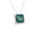 Diamond Emerald Necklace Platinum 9.70 TCW GIA Certified For Sale - Image 10 of 10