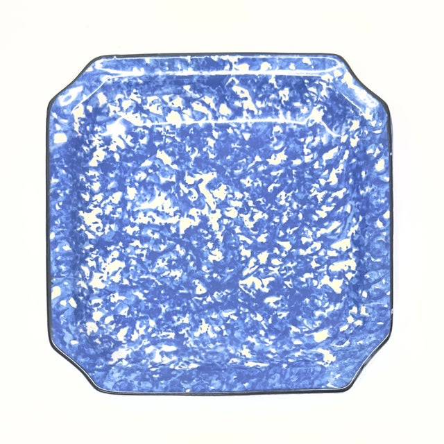 1970s Stangl Town & Country Spongeware Tea Set - Place Settings for 4/Set of 13 For Sale In Miami - Image 6 of 10